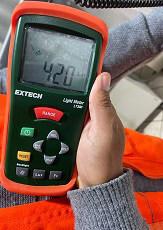 Medición de iluminación